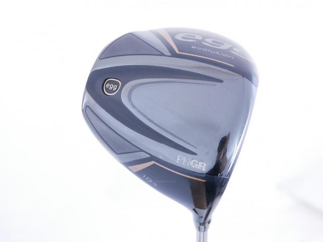 Driver : PRGR : ไดรเวอร์ PRGR Super EGG Evolution 500cc. (รุ่นล่าสุด ออกปี 2024 หน้าเด้งเกินกฏ ตีไกลมาก) Loft 10.5 Flex R (M-37)