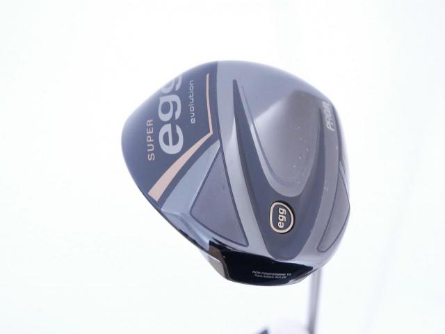 Driver : PRGR : ไดรเวอร์ PRGR Super EGG Evolution 500cc. (รุ่นล่าสุด ออกปี 2024 หน้าเด้งเกินกฏ ตีไกลมาก) Loft 10.5 Flex R (M-37)