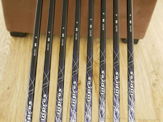 Iron set : Yamaha : ชุดเหล็ก Yamaha Inpres UD+2 (ปี 2018 ตีไกลที่สุด ไกลกว่าเหล็กทั่วไป 2 เบอร์) มีเหล็ก 6-Pw,Aw,As,Sw (8 ชิ้น) ก้านกราไฟต์ Flex SR