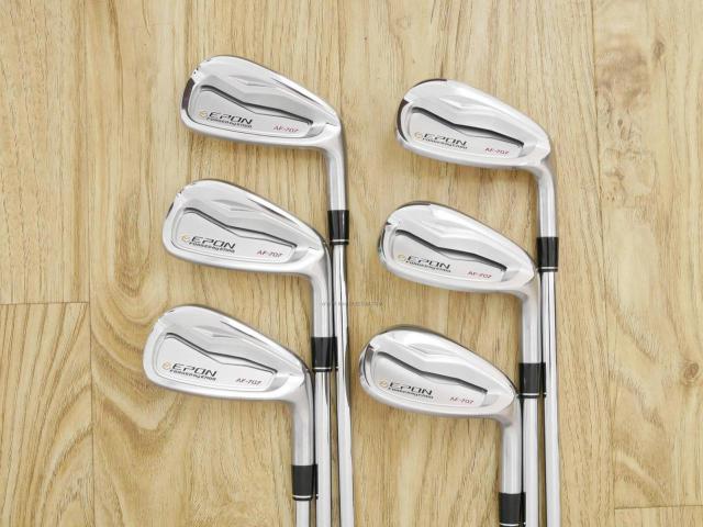 Iron set : Epon : ชุดเหล็ก EPON AF-707 Forged (รุ่นล่าสุด ปี 2024 ใบใหญ่ ตีง่าย ไกล) มีเหล็ก 6-Pw,Aw (6 ชิ้น) ก้านเหล็ก NS Pro ZELOS 7 Flex R