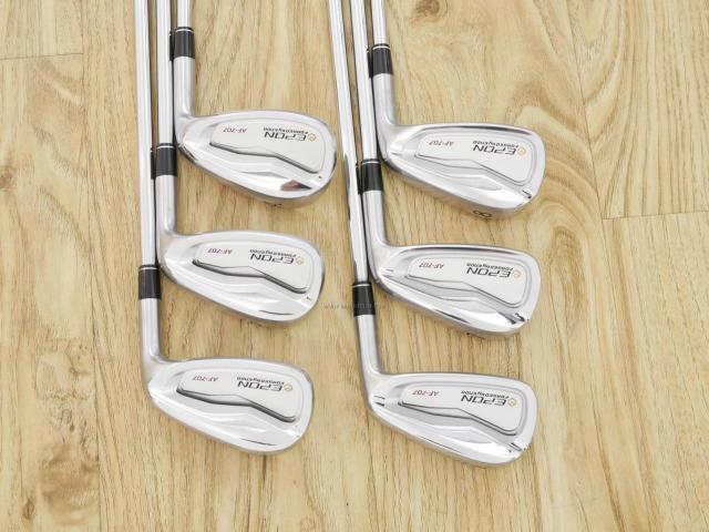 Iron set : Epon : ชุดเหล็ก EPON AF-707 Forged (รุ่นล่าสุด ปี 2024 ใบใหญ่ ตีง่าย ไกล) มีเหล็ก 6-Pw,Aw (6 ชิ้น) ก้านเหล็ก NS Pro ZELOS 7 Flex R