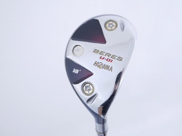 Fairway Wood : Honma : **มีบุบ ก้าน 4 ดาว** ไม้กระเทย Honma Beres U-01 Loft 18 ก้าน ARMRQ 6 (49) Flex R (4 ดาว)