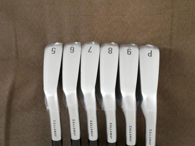 Iron set : Callaway : **ของใหม่ ยังไม่แกะพลาสติก** ชุดเหล็ก Callaway X Forged (รุ่นล่าสุด ออกปี 2026 นุ่ม แน่น หล่อมาก) มีเหล็ก 5-Pw (6 ชิ้น) ก้านเหล็ก NS Pro MODUS 105 Flex S