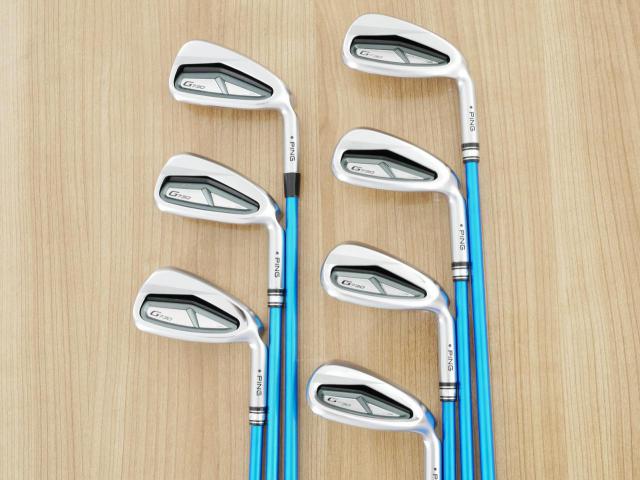 Iron set : Ping : ชุดเหล็ก Ping G730 (รุ่นล่าสุด ปี 2024 Japan Spec. ใบใหญ่ ง่ายที่สุด ไกลที่สุดของ Ping) มีเหล็ก 7-Pw,Aw,50,56 (7 ชิ้น) ก้านกราไฟต์ Ping ALTA J CB Flex R