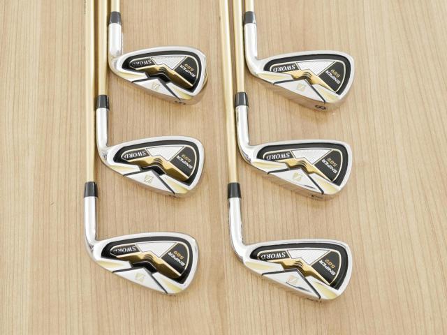 Iron set : Katana : ชุดเหล็ก Katana Sword Sniper 589 (หน้าเด้ง) มีเหล็ก 6-Pw,Sw (6 ชิ้น) ก้านกราไฟต์ Speeder 589 Flex SR