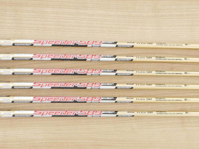 Iron set : Katana : ชุดเหล็ก Katana Sword Sniper 589 (หน้าเด้ง) มีเหล็ก 6-Pw,Sw (6 ชิ้น) ก้านกราไฟต์ Speeder 589 Flex SR
