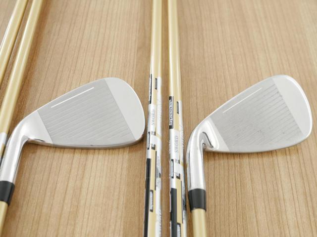 Iron set : Katana : ชุดเหล็ก Katana Sword Sniper 589 (หน้าเด้ง) มีเหล็ก 6-Pw,Sw (6 ชิ้น) ก้านกราไฟต์ Speeder 589 Flex SR