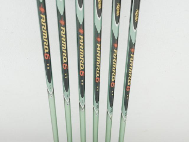 Iron set : Honma : ชุดเหล็ก Honma Beres IS-01 (หน้าเด้ง Maraging) มีเหล็ก 6-11 (6 ชิ้น เทียบเท่า 5-Pw) ก้าน ARMRQ 6 (45) FLex R (2 ดาว)