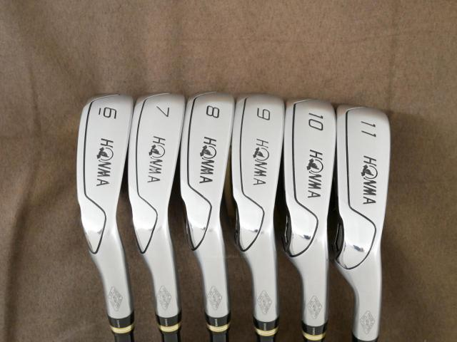 Iron set : Honma : ชุดเหล็ก Honma Beres IS-01 (หน้าเด้ง Maraging) มีเหล็ก 6-11 (6 ชิ้น เทียบเท่า 5-Pw) ก้าน ARMRQ 6 (45) FLex R (2 ดาว)