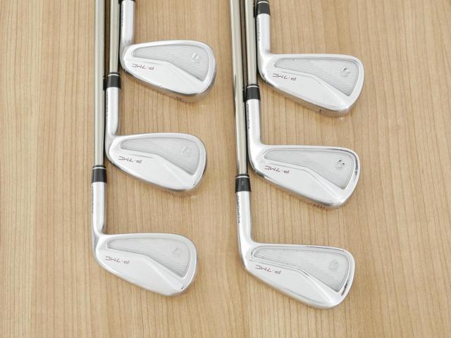 Iron set : Taylormade : ชุดเหล็ก Taylormade P7MC Forged (ซีรี่ย์ท้อปสุด ออกปี 2021) มีเหล็ก 5-Pw (6 ชิ้น) ก้านกราไฟต์ UST Mamiya ATTAS 10 Flex S