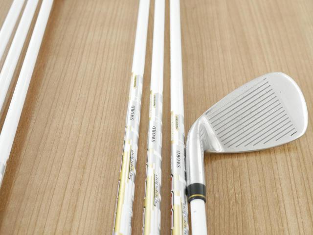 Iron set : Katana : ชุดเหล็ก Katana Sword IZU Max G (ตีง่าย หน้าเด้ง) มีเหล็ก 6-Pw,Aw,Sw (7 ชิ้น) ก้านกราไฟต์ Fujikura Speeder 589 Flex R