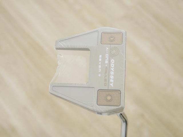 Putter : All : **ของใหม่ ยังไม่แกะพลาสติก** พัตเตอร์ Odyssey Ai-ONE Milled SEVEN T (รุ่นท็อป ล่าสุด ออกปี 2024) ก้าน Stroke LAB 90 ยาว 34 นิ้ว