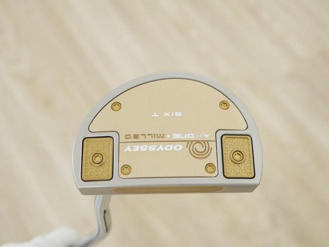 Putter : All : พัตเตอร์ Odyssey Ai-ONE Milled Silver SIX T (รุ่นท็อป ล่าสุด ออกปี 2024) ก้าน Stroke LAB 90 ยาว 34 นิ้ว