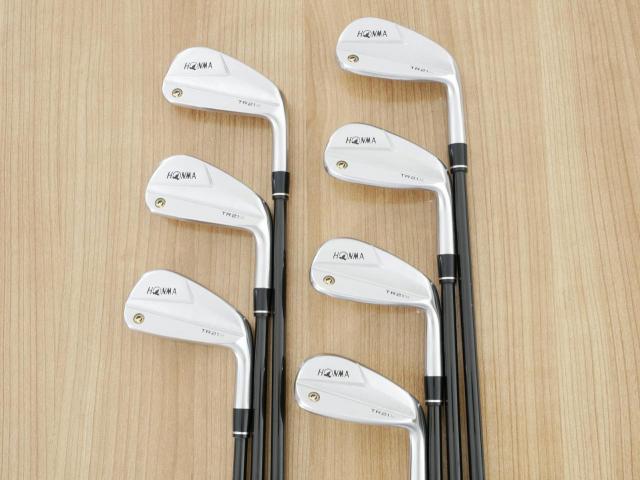 Iron set : Honma : ชุดเหล็ก Honma Tour World TR21X (ออกปี 2021 ตีง่าย ไกล) มีเหล็ก 5-11 (7 ชิ้น) ก้านกราไฟต์ Honma Vizard TR20-65 Flex R