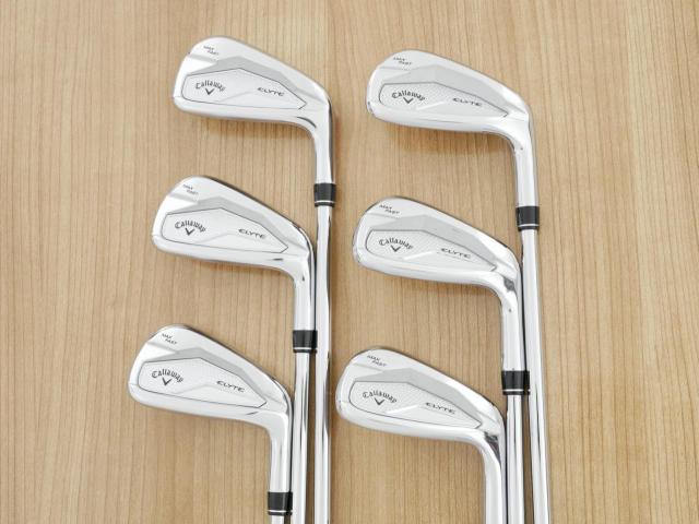 Iron set : Callaway : ชุดเหล็ก Callaway ELYTE Max Fast (ออกปี 2025 ตีง่ายมาก ไกล Japan Spec.) มีเหล็ก 6-Pw,Aw (6 ชิ้น) ก้านเหล็ก NS Pro ZELOS 7 Flex S