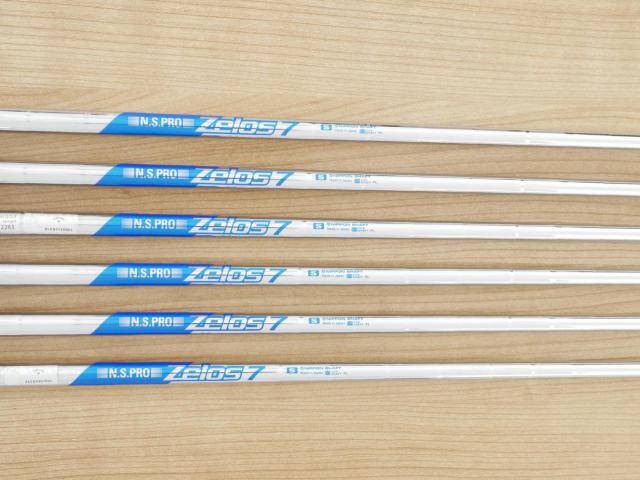 Iron set : Callaway : ชุดเหล็ก Callaway ELYTE Max Fast (ออกปี 2025 ตีง่ายมาก ไกล Japan Spec.) มีเหล็ก 6-Pw,Aw (6 ชิ้น) ก้านเหล็ก NS Pro ZELOS 7 Flex S