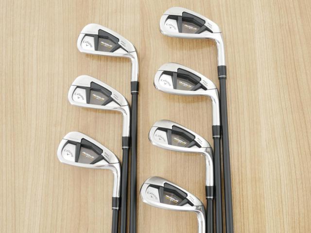 Iron set : Callaway : ชุดเหล็ก Callaway Rogue ST Max Fast (ออกปี 2022 ตีง่ายที่สุด ไกลสุดของ Callaway) มีเหล็ก 6-Pw,Gw,Sw (7 ชิ้น) ก้านกราไฟต์ Fujikura Speeder NX 40 Flex R