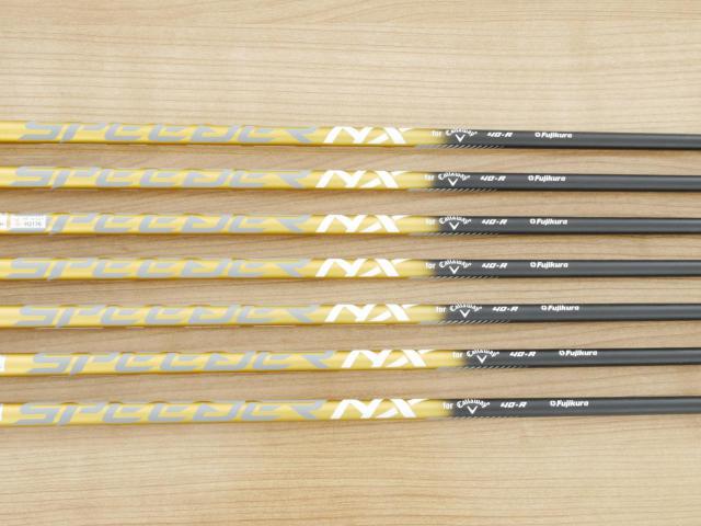 Iron set : Callaway : ชุดเหล็ก Callaway Rogue ST Max Fast (ออกปี 2022 ตีง่ายที่สุด ไกลสุดของ Callaway) มีเหล็ก 6-Pw,Gw,Sw (7 ชิ้น) ก้านกราไฟต์ Fujikura Speeder NX 40 Flex R
