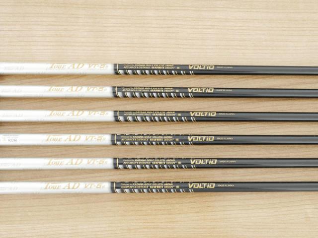 Iron set : Katana : ชุดเหล็ก Katana Voltio G (ตีง่าย ไกล) มีเหล็ก 5-Pw (6 ชิ้น) ก้านกราไฟต์ Tour AD VT-5 Flex R
