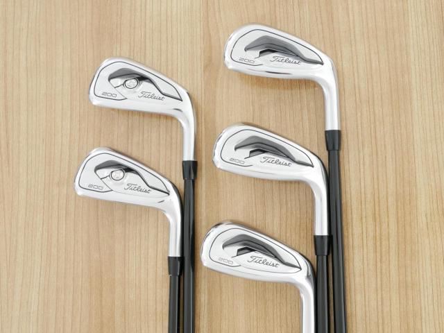 Iron set : Titleist : ชุดเหล็ก Titleist T200 (รุ่นปี 2020) มีเหล็ก 6-Pw (5 ชิ้น) ก้านกราไฟต์ Mitsubishi KUROKAGE 60i Flex R