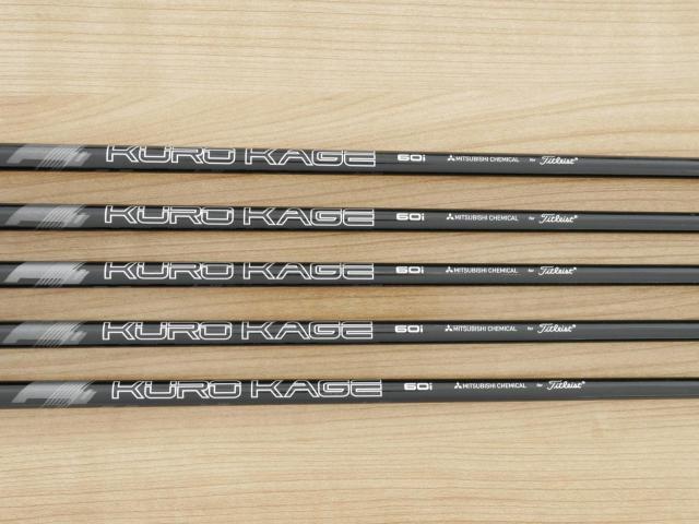 Iron set : Titleist : ชุดเหล็ก Titleist T200 (รุ่นปี 2020) มีเหล็ก 6-Pw (5 ชิ้น) ก้านกราไฟต์ Mitsubishi KUROKAGE 60i Flex R