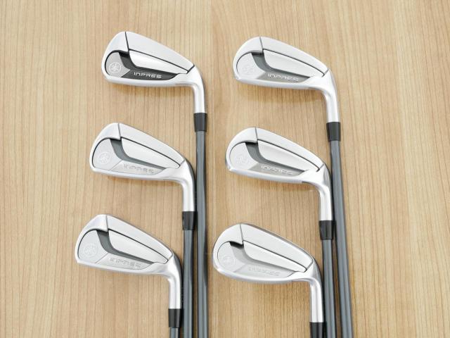 Iron set : Yamaha : ชุดเหล็ก Yamaha Inpres DriveStar Type S (รุ่นล่าสุด ปี 2025 ตีไกลที่สุด ไกลกว่าเหล็กทั่วไป 2 เบอร์ หน้าเด้งมากๆ) มีเหล็ก 6-Pw,Aw (6 ชิ้น) ก้านกราไฟต์ Fujikura Speeder NX M-425i Flex SR