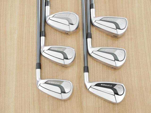 Iron set : Yamaha : ชุดเหล็ก Yamaha Inpres DriveStar Type S (รุ่นล่าสุด ปี 2025 ตีไกลที่สุด ไกลกว่าเหล็กทั่วไป 2 เบอร์ หน้าเด้งมากๆ) มีเหล็ก 6-Pw,Aw (6 ชิ้น) ก้านกราไฟต์ Fujikura Speeder NX M-425i Flex SR
