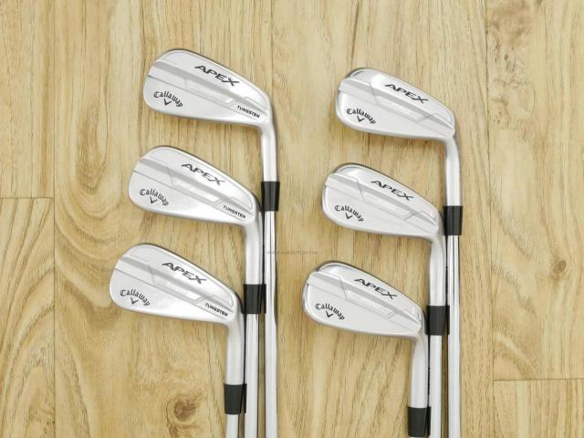 Iron set : Callaway : ชุดเหล็ก Callaway APEX Pro Forged (รุ่นล่าสุด ออกปี 2022) มีเหล็ก 5-Pw (6 ชิ้น) ก้านเหล็ก AMT Tour White S200