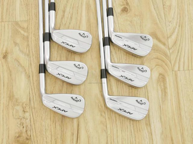 Iron set : Callaway : ชุดเหล็ก Callaway APEX Pro Forged (รุ่นล่าสุด ออกปี 2022) มีเหล็ก 5-Pw (6 ชิ้น) ก้านเหล็ก AMT Tour White S200