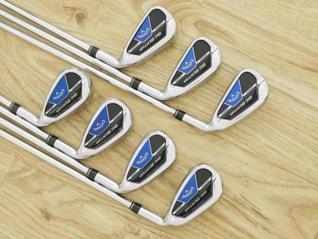 Iron set : Callaway : ชุดเหล็ก Callaway Big Bertha B21 (ออกปี 2021 ตีง่ายที่สุดของ Callaway) มีเหล็ก 5-Pw,Aw (7 ชิ้น) ก้านเหล็ก KBS MAX CT80 Flex R