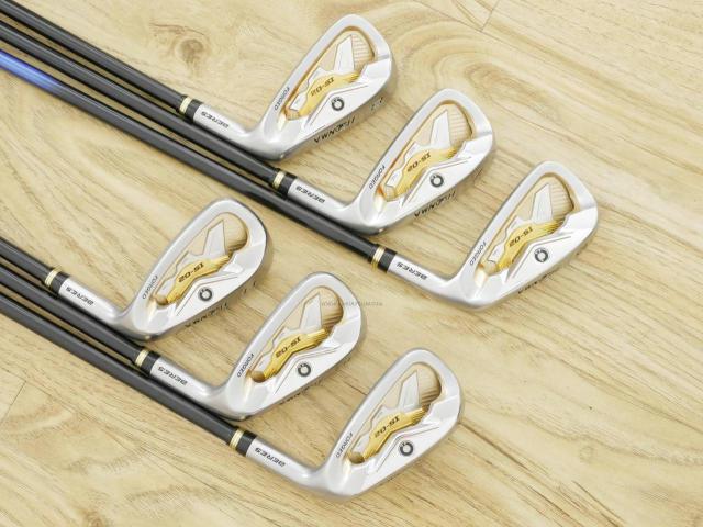 Iron set : Honma : ชุดเหล็ก Honma Beres IS-02 (หน้าเด้ง Forged) มีเหล็ก 6-11 (6 ชิ้น เทียบเท่า 5-Pw) ก้าน ARMRQ 6 (54) Flex R (2 ดาว)