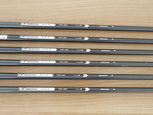 Iron set : Tourstage : ชุดเหล็ก Tourstage VIQ (Forged) มีเหล็ก 7-Pw,Aw,Sw (6 ชิ้น) ก้านกราไฟต์ Flex R