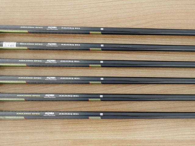 Iron set : Honma : **ก้าน 3 ดาว** ชุดเหล็ก Honma TwinMarks MG818 (รุ่นหายากก) มีเหล็ก 7-11,Sw (6 ชิ้น) ก้านกราไฟต์ ARMRQ 851 Flex R (3 ดาว)
