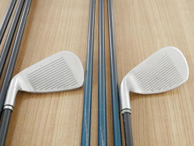 Iron set : XXIO : ชุดเหล็ก XXIO Impact Power Matching 5 มีเหล็ก 5-Pw,Aw,Sw (8 ชิ้น) ก้านกราไฟต์ 