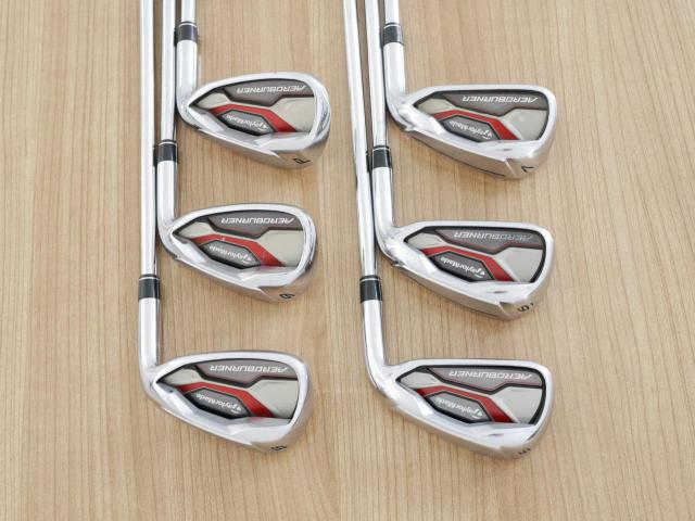 Iron set : Taylormade : ชุดเหล็ก Taylormade Aero Burner (ตีง่ายมาก) มีเหล็ก 5-Pw (6 ชิ้น) ก้านเหล็ก KBS C-Taper 90 Flex R