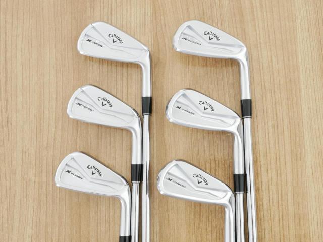 Iron set : Callaway : ชุดเหล็ก Callaway X Forged (ออกปี 2024 นุ่ม แน่น หล่อมาก) มีเหล็ก 5-Pw (6 ชิ้น) ก้านเหล็ก NS Pro Modus 120 Flex S