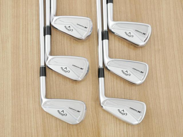 Iron set : Callaway : ชุดเหล็ก Callaway X Forged (ออกปี 2024 นุ่ม แน่น หล่อมาก) มีเหล็ก 5-Pw (6 ชิ้น) ก้านเหล็ก NS Pro Modus 120 Flex S