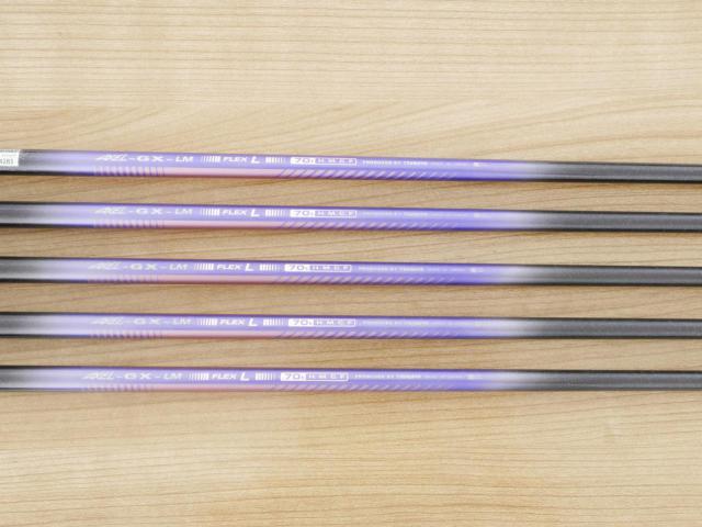 Lady club : All : ชุดเหล็ก Tsuruya AXEL GX LM (หน้าเด้ง ตีไกลมาก) มีเหล็ก 8-Pw,Aw,Sw (5 ชิ้น) ก้านกราไฟต์ Flex L