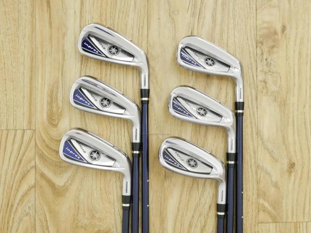 Iron set : Yamaha : ชุดเหล็ก Yamaha Inpres UD+2 (ออกปี 2019 ตีไกลที่สุด ไกลกว่าเหล็กทั่วไป 2 เบอร์ หน้าเด้ง COR 0.822) มีเหล็ก 6-Pw,Aw (6 ชิ้น) ก้านกราไฟต์ Flex SR