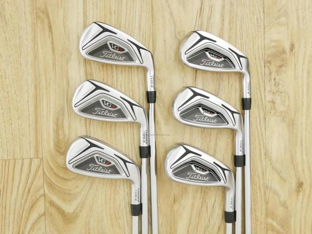 Iron set : Titleist : ชุดเหล็ก Titleist VG3 Type D Forged (รุ่นปี 2019 Japan Spec. ตีง่ายและไกลที่สุดของ Titleist) มีเหล็ก 5-Pw (6 ชิ้น) ก้านเหล็ก NS Pro 950 Flex S