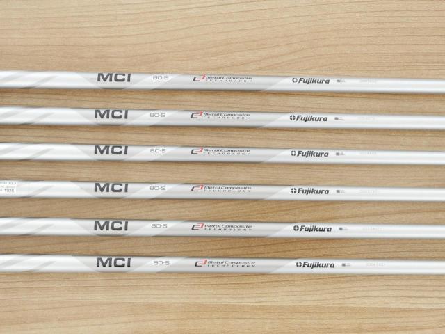 Iron set : Miura : ชุดเหล็ก Miura PP-9003 Passing Point (Forged) มีเหล็ก 5-Pw (6 ชิ้น) ก้านกราไฟต์ Fujikura MCI 80 Flex S