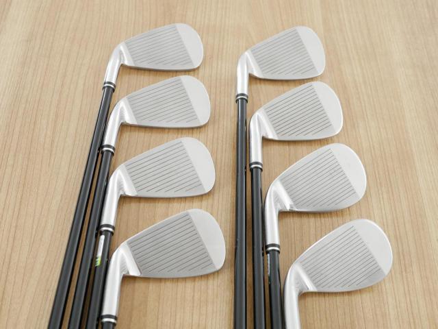 Iron set : Other Brand : ชุดเหล็ก Srixon GIE (ใบใหญ่ ตีง่าย) มีเหล็ก 5-Pw,Aw,Sw (8 ชิ้น) ก้านกราไฟต์ Miyazaki 61 Flex S