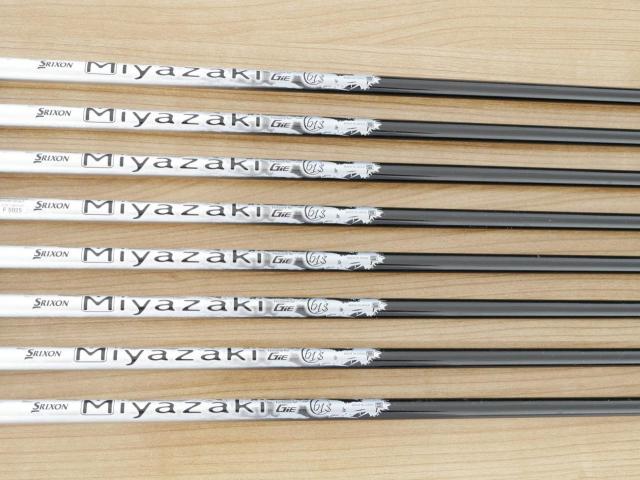 Iron set : Other Brand : ชุดเหล็ก Srixon GIE (ใบใหญ่ ตีง่าย) มีเหล็ก 5-Pw,Aw,Sw (8 ชิ้น) ก้านกราไฟต์ Miyazaki 61 Flex S