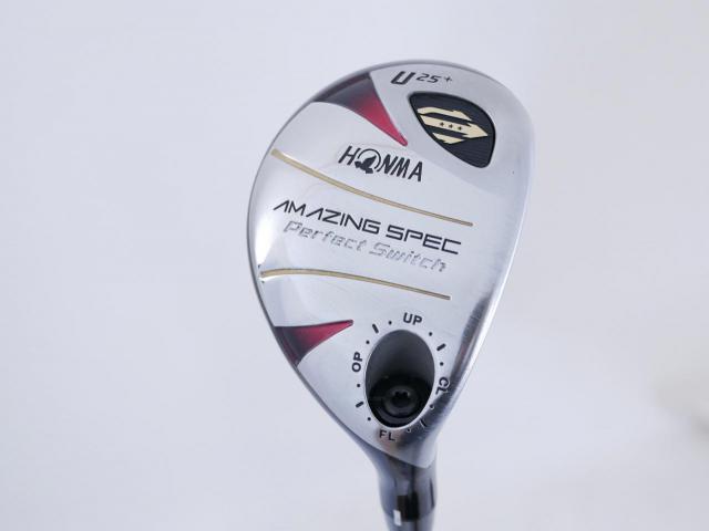 Fairway Wood : Honma : **ก้าน 3 ดาว** ไม้กระเทย Honma Amazing Spec PerfectSwitch Loft 25 ก้าน ARMRQ 6 FLex R (3 ดาว)