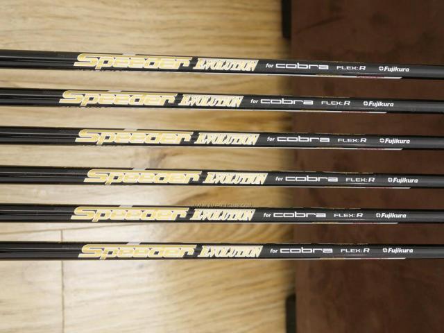 Iron set : Other Brand : ชุดเหล็ก Cobra King F9 One Length (ตวามยาวเท่ากันหมด) มีเหล็ก 5-Pw (6 ชิ้น) ก้านกราไฟต์ Fujikura Speeder Evolution Flex R