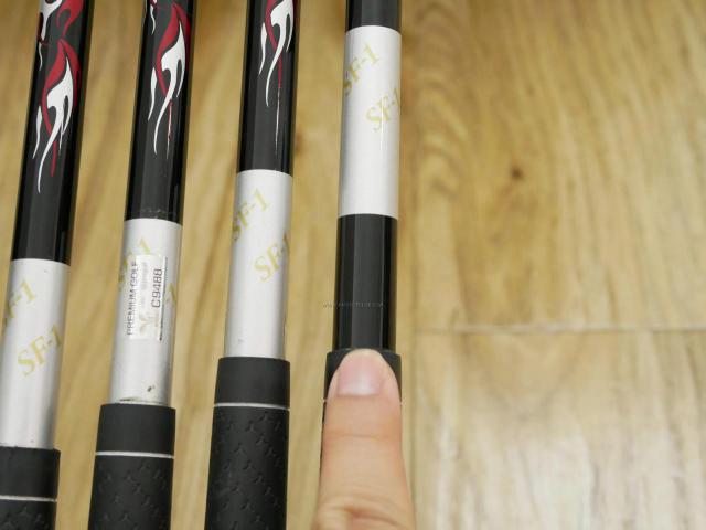 Iron set : Katana : **มีตำหนิ** ชุดเหล็ก Katana Snipe Iron SF-1 (หน้าเด้ง) มีเหล็ก 5-Pw (6 ชิ้น) ก้านกราไฟต์ Flex R