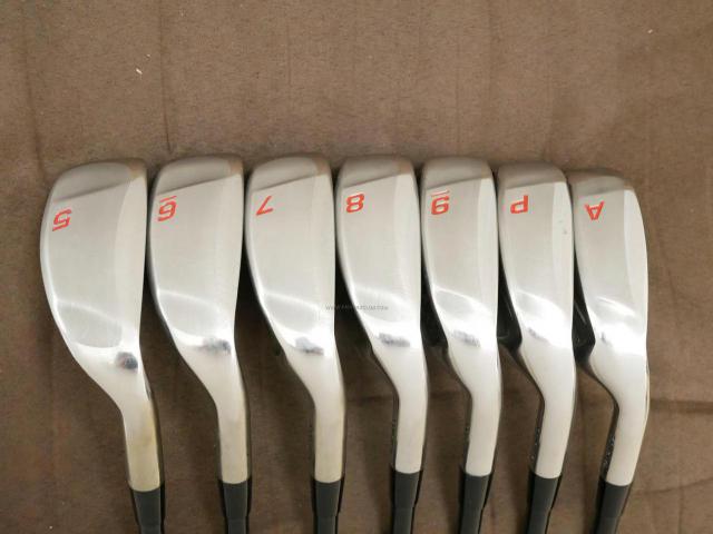 Iron set : Tsuruya : ชุดเหล็ก Tsuruya AXEL GX MM (หน้าเด้ง เบา อ่อน เหมาะกับซีเนียร์) มีเหล็ก 5-Pw,Aw (7 ชิ้น) ก้านกราไฟต์ Flex R