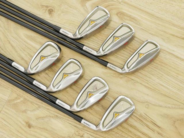 Iron set : Tsuruya : ชุดเหล็ก Tsuruya AXEL GX MM (หน้าเด้ง เบา อ่อน เหมาะกับซีเนียร์) มีเหล็ก 5-Pw,Aw (7 ชิ้น) ก้านกราไฟต์ Flex R