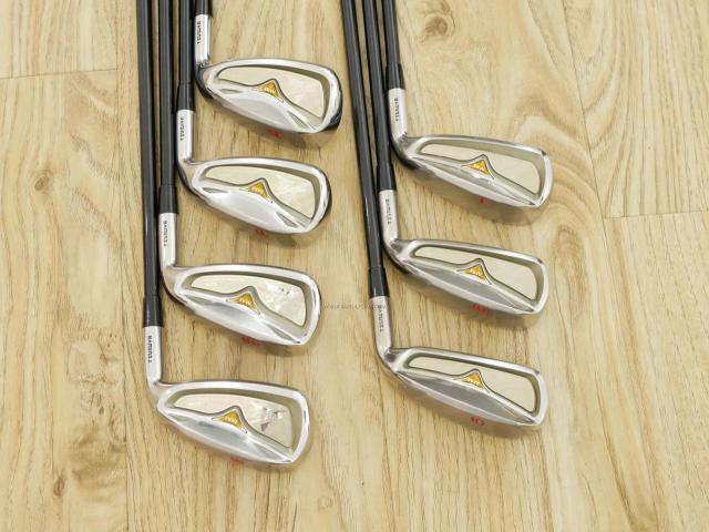 Iron set : Tsuruya : ชุดเหล็ก Tsuruya AXEL GX MM (หน้าเด้ง เบา อ่อน เหมาะกับซีเนียร์) มีเหล็ก 5-Pw,Aw (7 ชิ้น) ก้านกราไฟต์ Flex R