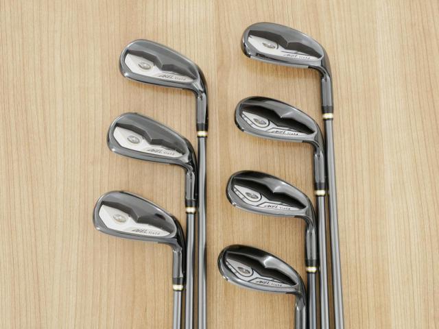 Iron set : Tsuruya : ชุดเหล็ก Tsuruya AXEL Gold Premium V (ออกปี 2023 ของใหม่ 7 หมื่นกว่าบาท หน้าเด้งสุดๆ ไกลสุดๆๆ) มีเหล็ก 7-Pw,Aw,As,Sw (7 ชิ้น ครบเซ็ต) ก้านกราไฟต์ Flex R